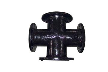 China Main Pipeline Branch Soil Pipe Ductile Iron Cross for sale