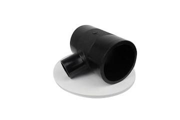 China Chemical Socket Connection HDPE Reducing Tee for sale