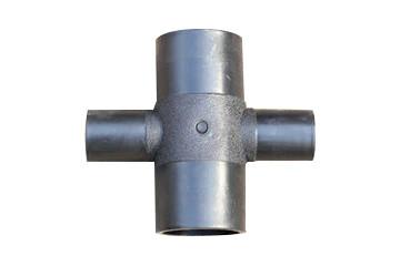 China Micro Sprinkler Irrigation Steel Clamp ISO9001 Hdpe Cross for sale