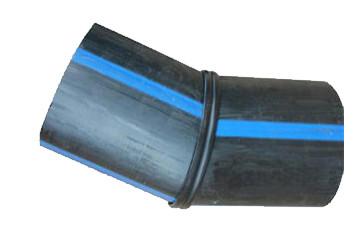 中国 重量の鋼管の完全な共同溶接のバットHDPE 45度の肘 販売のため