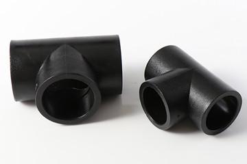 China ANSI ASME Standard HDPE Reducing Tee Plastic Pipe Fitting for sale