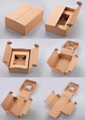 China E / B Flute Corrugated Cardboard Mailing Box Customized Printing Logo Eco Friendly for sale