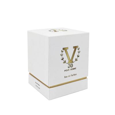 China Custom Logo Design Luxury Perfume Box Lid And Base Box Packaging For Perfume Bottle for sale