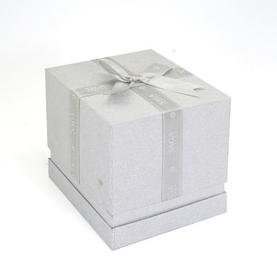 China Cube Party Christmas Wedding Cajas de regalo de marca Caja de papel de embalaje de regalo de dulces pequeños en venta