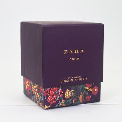 China Coated Paper 100ml Perfume Bottle Branded Gift Boxes Carton Rigid Gift Paper Box for sale