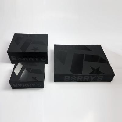 China Rectangle Foldable Packaging Box 2mm Greay Board Hard Paper Box for sale
