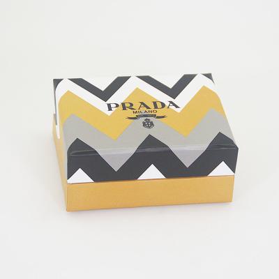 China Luxury Mens Belt Gift Box Matte Yellow Black Luxury Paper Gift Box for sale