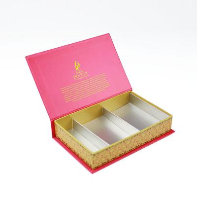 China Caixas de embalagem de alimentos para panificação revestidas em kraft vermelho e dourado Caixas de embalagem para presentes doces à venda