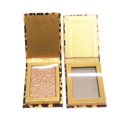 China Empty Eyeshadow Palette Custom Cardboard Eyeshadow Palette Packaging With Mirror for sale