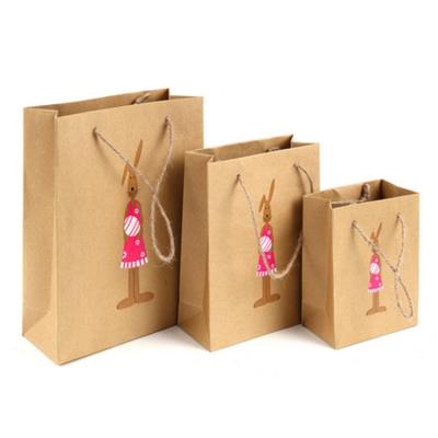China 100% Recyclable Biodegradable Paper Bag Reinforced Handle Craft Paper Bags for sale