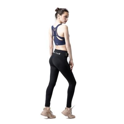 China Pantalones antideslumbrantes de secado rápidos casuales del desgaste de la yoga de las polainas corrientes del gimnasio del OEM en venta