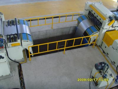 China Stainless 120kw Steel Plate Cutting Machine 300mpa Metal Sheet Slitting Machine for sale