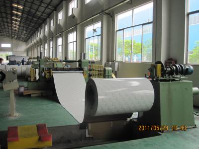 China 1350mm Steel Coil Cut To Length Line 35t Stainless Steel Slitting Machine for sale
