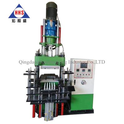 China Angle Hexagonal Dumbbell Solid Rubber Injection Moulding Machine 5.5KW for sale