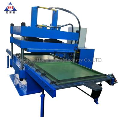 China Rubber Floor Tile Making Machine Rubber Tile Vulcanizing Press Machine For Moulding for sale