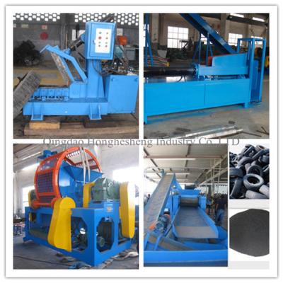 China 900mm Full Automatic Waste Tyre Recycling Plant High Capacity Rubber Recycling Machine for sale