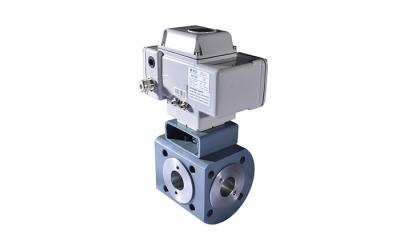 China Stainless Steel Electric Actuated Ball Valve For Diverging Converging for sale