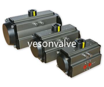 China 120 135 180 Degree  Pneumatic  Actuator Pneumatic Ball Valve With Pneumatic Actuator for sale