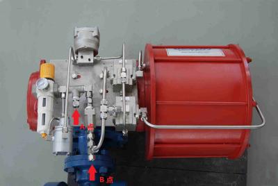 China Scotch Yoke Pneumatic Actuator Nodular Cast Iron Material CE Approved for sale