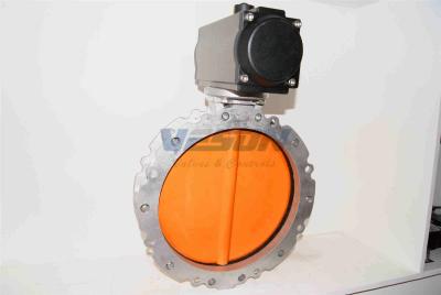 China Air Operated Pneumatic Butterfly Valve For Shutting Off / Controlling / Diverting for sale