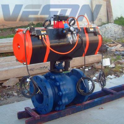 China Fast Acting Explosion Proof Valve Actuator , Air Torque Pneumatic Actuator DIN Standard for sale