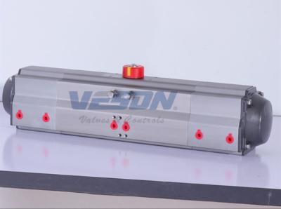 China El actuador neumático de 3 posiciones instaló vida de servicio larga de la vávula de bola de 3 maneras en venta