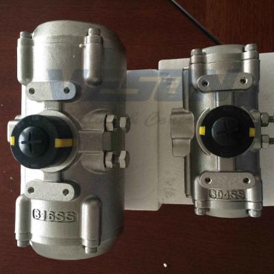 China Heavy Duty Stainless Steel Pneumatic Actuator For Corrosive / Harsh Chemical Environments for sale