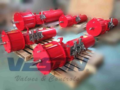 China Double Acting Scotch Yoke Pneumatic Actuator For Waste Water Treatment Plants for sale
