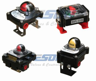 China Caja de interruptor sólida de límite del indicador de posición de la válvula del diseño para el actuador neumático en venta