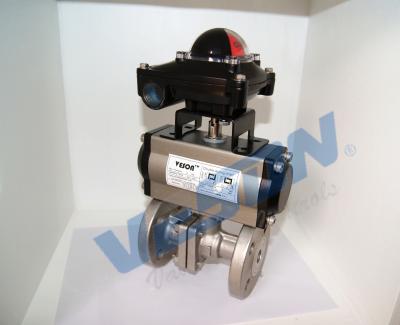 China Durable Two Way Pneumatic Valve Medium Temperature High Performance for sale
