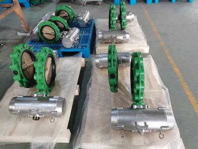 China Marine Industry Pneumatic Butterfly Valve SS316 For Salty Sea Water Rig Valve for sale