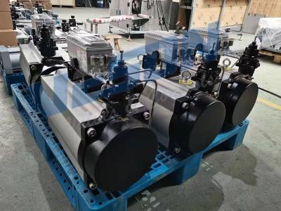 China Actuador neumático del aire de la vuelta cuarta rotatoria de la válvula 9NM para la ingeniería municipal en venta