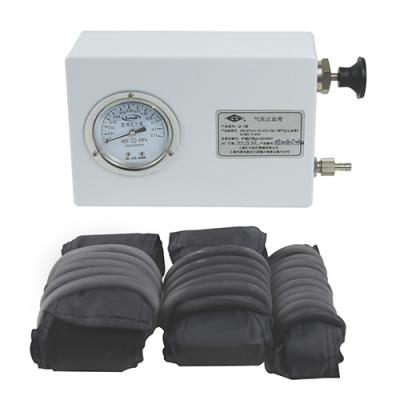China Manual Pressure Hospital First Aid Equipment Pneumatic Tourniquet With Three Cuffs for sale