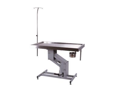 China Electric Lifting Veterinary Operating Table , Animal Hospital Stainless Steel Surgical Table for sale