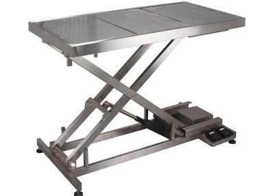 China SUS 304 Veterinary Surgery Table For Pets , Electrical Veterinary Lift Table for sale