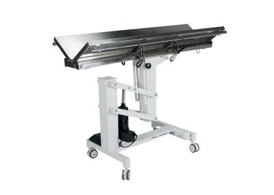 China Mobile Veterinary Surgery Table With Four Castors  V - Top Operating Corrosion Resistant for sale