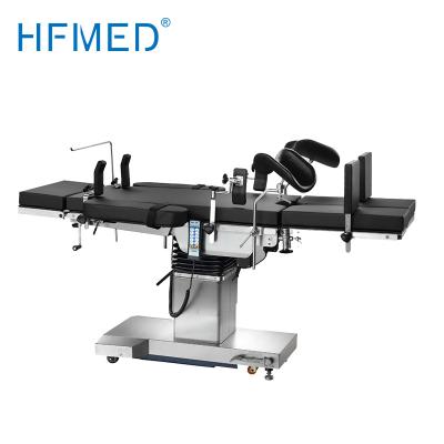China 300mm Sliding Orthopedic Operating Table Electric Hand Control With Black Memory Foam for sale