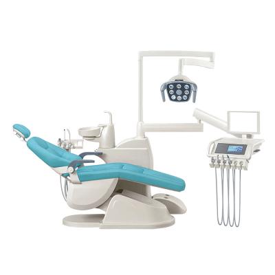 China Noiseless Motor Sanitary Leather Cushion Dental Chair for sale