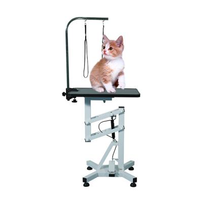 China 838E-REC Hydraulic Pet Grooming Table Adjustable Air Lift Table Top for sale