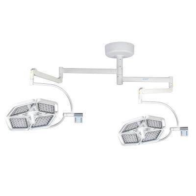 China Double Arm Ceiling Mounted Surgical Light In Hospital Operation Room CE for sale