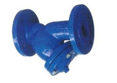 China DN400 Y Type Drain Strainer Ductile Iron GGG50 DIN 3203 for sale