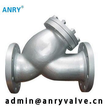 China SS304 Mesh Y Type Strainer ANSI Cast Steel Flanged  WCB SS304 SS316 CF8M Body for sale