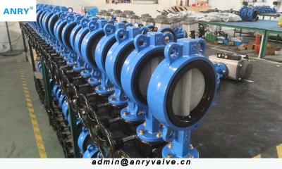 China Wafer or Lug Type Casted Iron Body EPDM Rubber Seat Butterfly Valve for sale