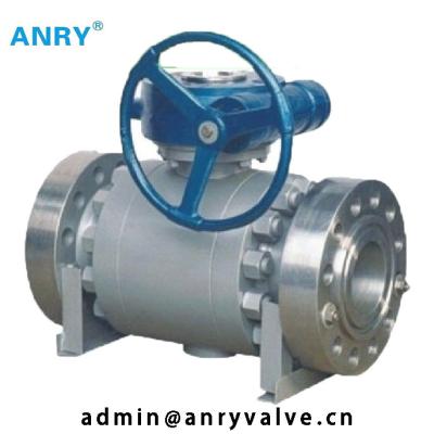 China 3pieces A105 body F304 ball valve Fixed Fire Safe Ball Valve for sale