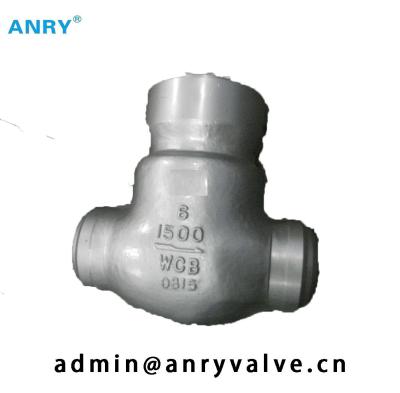 China High Pressure API 6D Swing Check Valve 900lbs RTJ  Flanged Stellite No.6 Disc for sale
