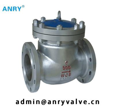 China 2 Inch Carbon Steel Swing Check Valve Stellite Overlay Disc 150LBS Flanged RF for sale