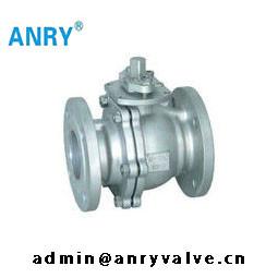 China Mounting Pad SS304 Ball Flanged Rf  Floating  Ball Valve for sale