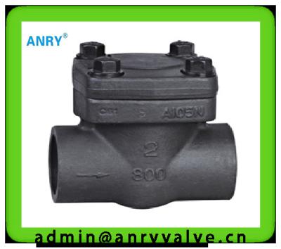 China 1/4″-4″ Forged Steel Check Valve SW BW  A105 F304 F316 Body for sale