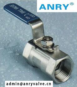 China BSP 1000PSI Threaded  2 Inch 1 Piece Ball Valve Full Port Sturcture for sale