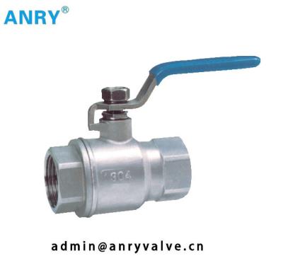 China SS304 1000WOG BSP Threaded Full Bore 2 Piece Stainless Steel Ball Valve for sale
